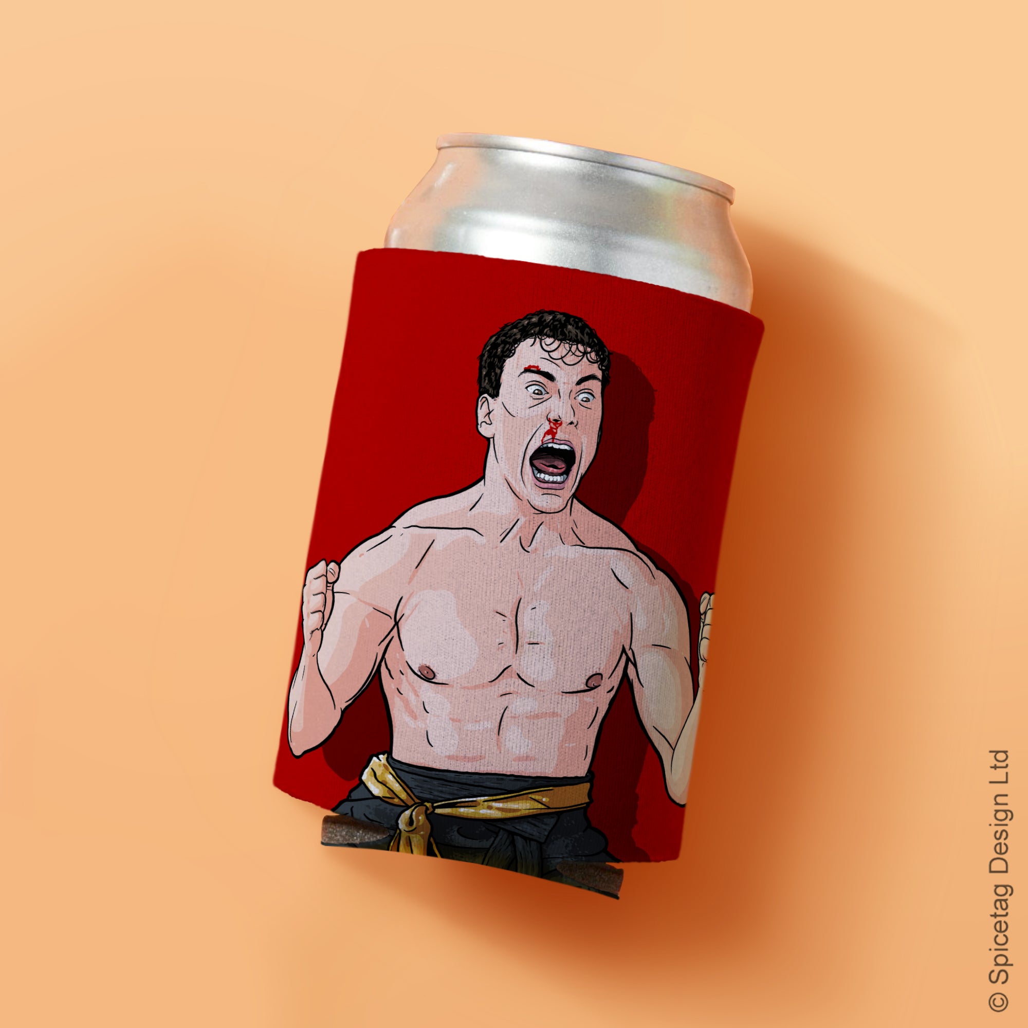 Van Damme Can Koozie