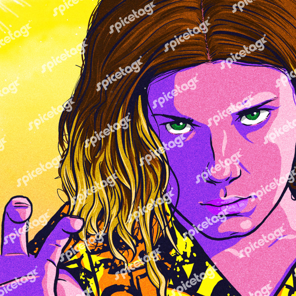 Eleven 80's Neon Art Print