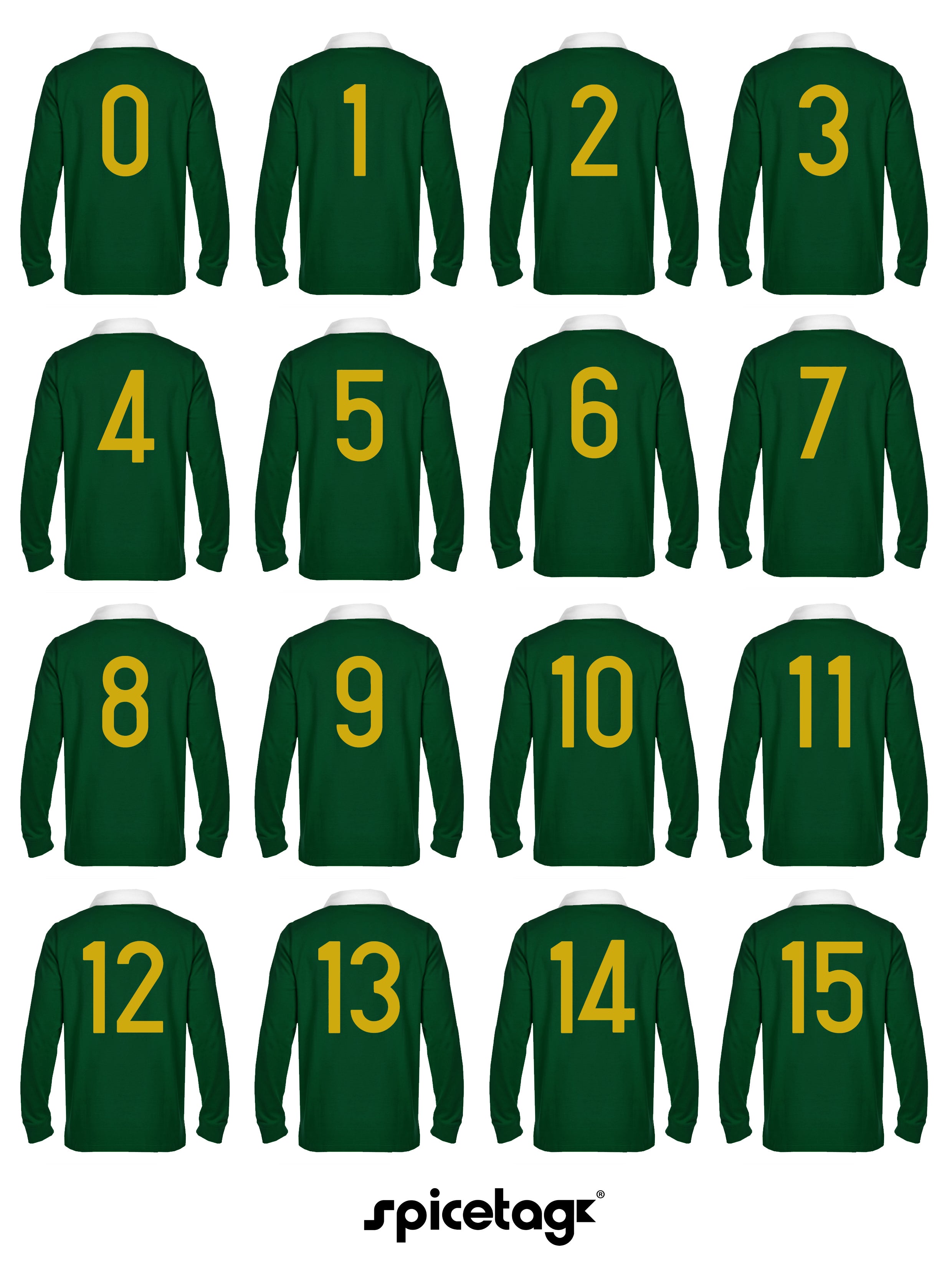 Retro South Africa Numbers Jersey