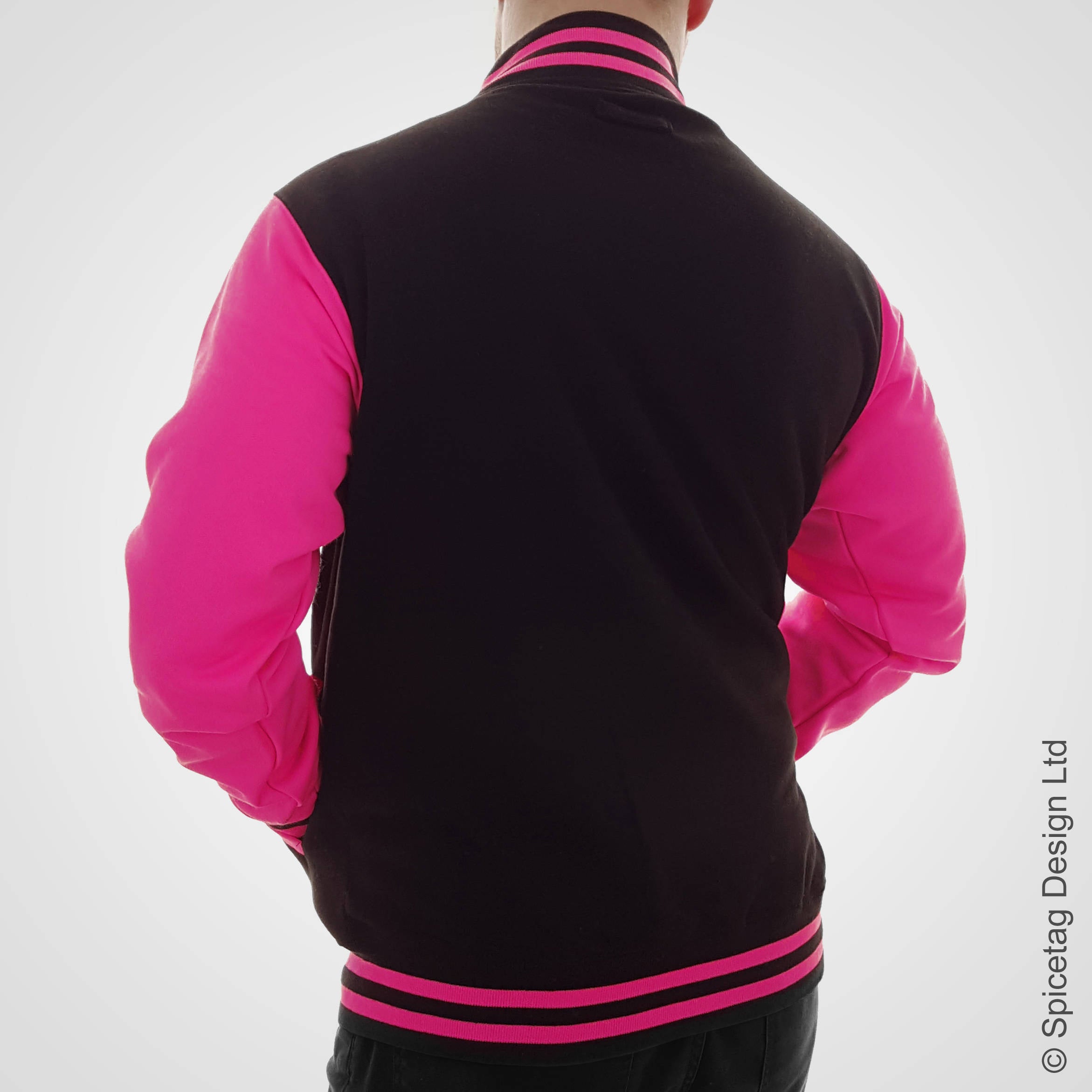 Neon Pink Varsity Jacket