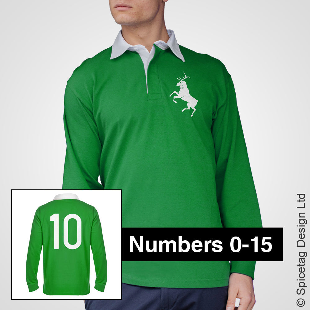 Ireland Irish Green 6 six nations rugby sweater sweatshirt top kit jumper jersey retro 70s 80s spicetag