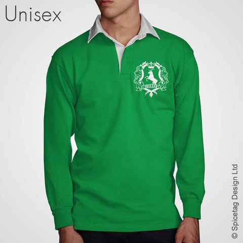 Ireland Irish Green 6 six nations rugby sweater sweatshirt top kit jumper jersey retro 70s 80s spicetag