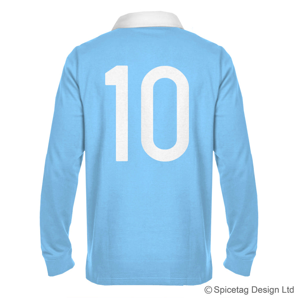 Retro Italy Wolf Rugby Number Jersey