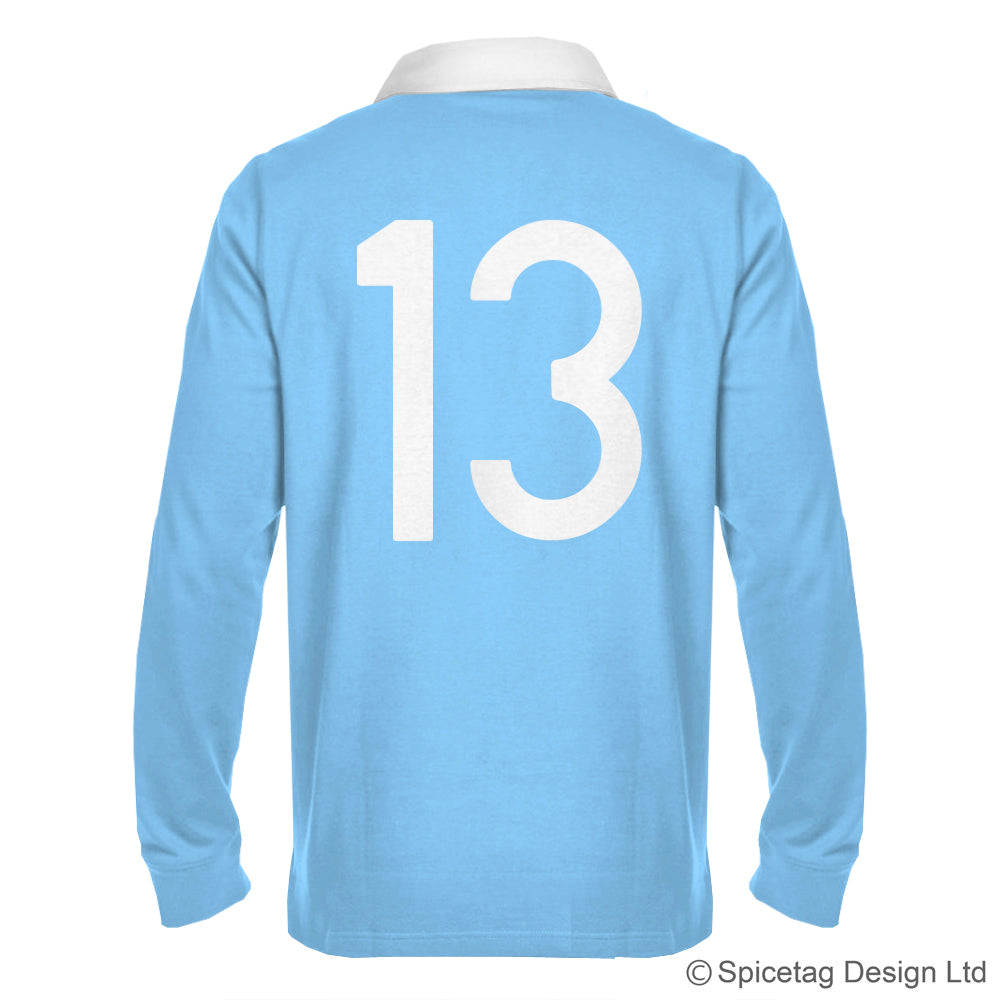 Retro Italy Wolf Rugby Number Jersey