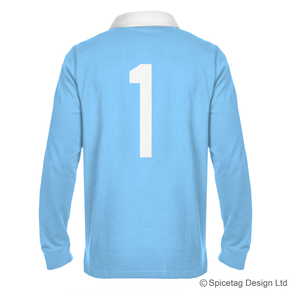 Retro Italy Wolf Rugby Number Jersey