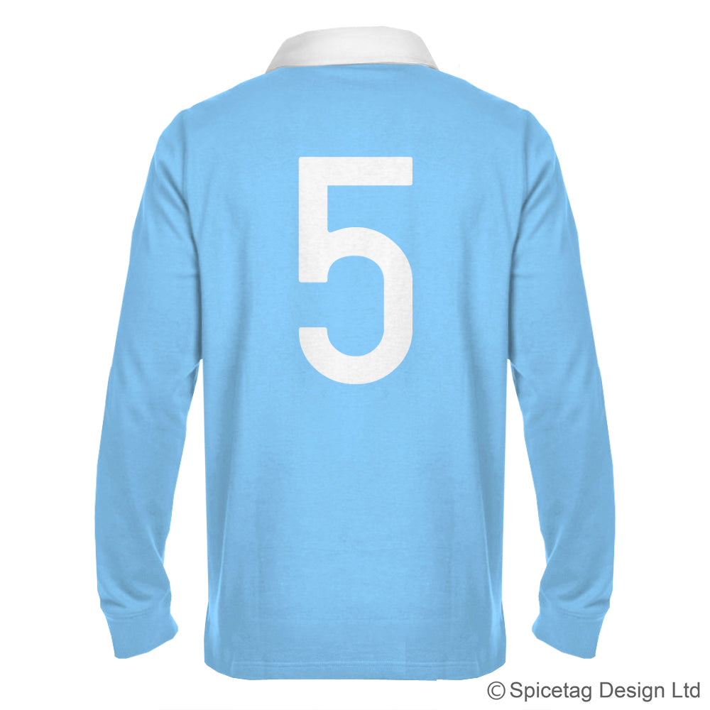 Retro Italy Wolf Rugby Number Jersey