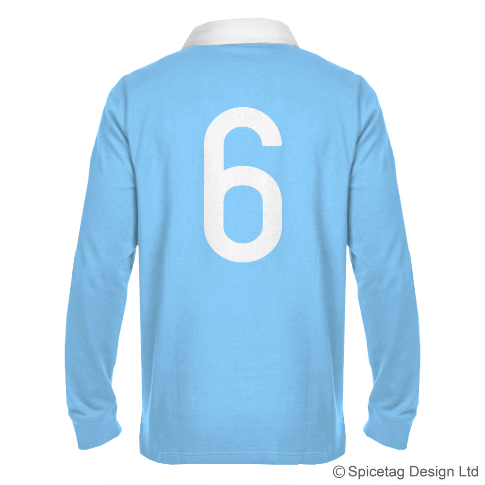 Retro Italy Wolf Rugby Number Jersey