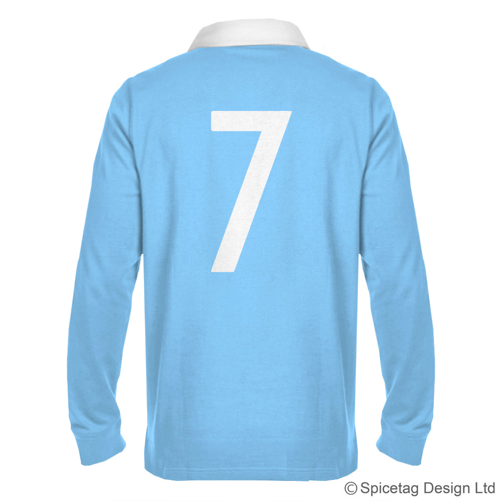 Retro Italy Wolf Rugby Number Jersey