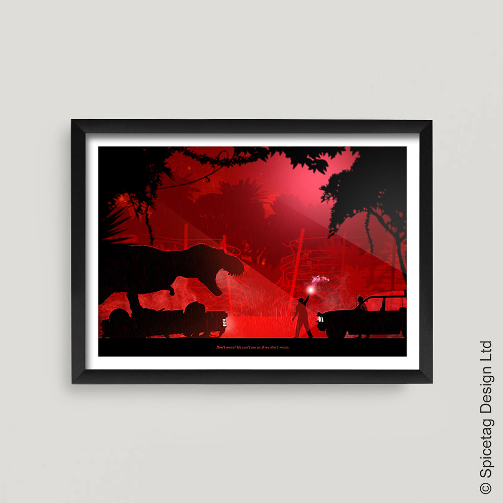 Don't Move A3 Art Print