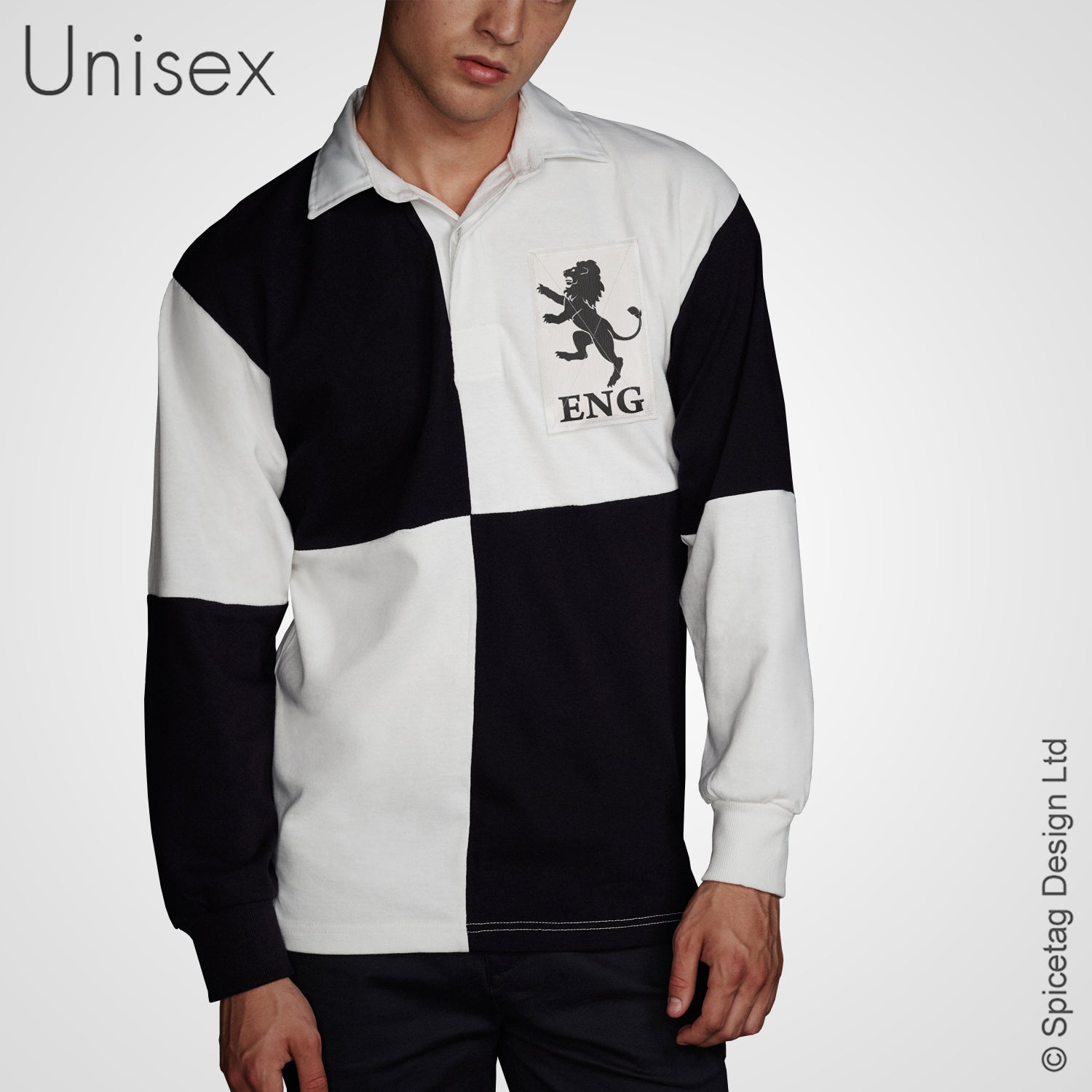 England Check Jersey With Patch