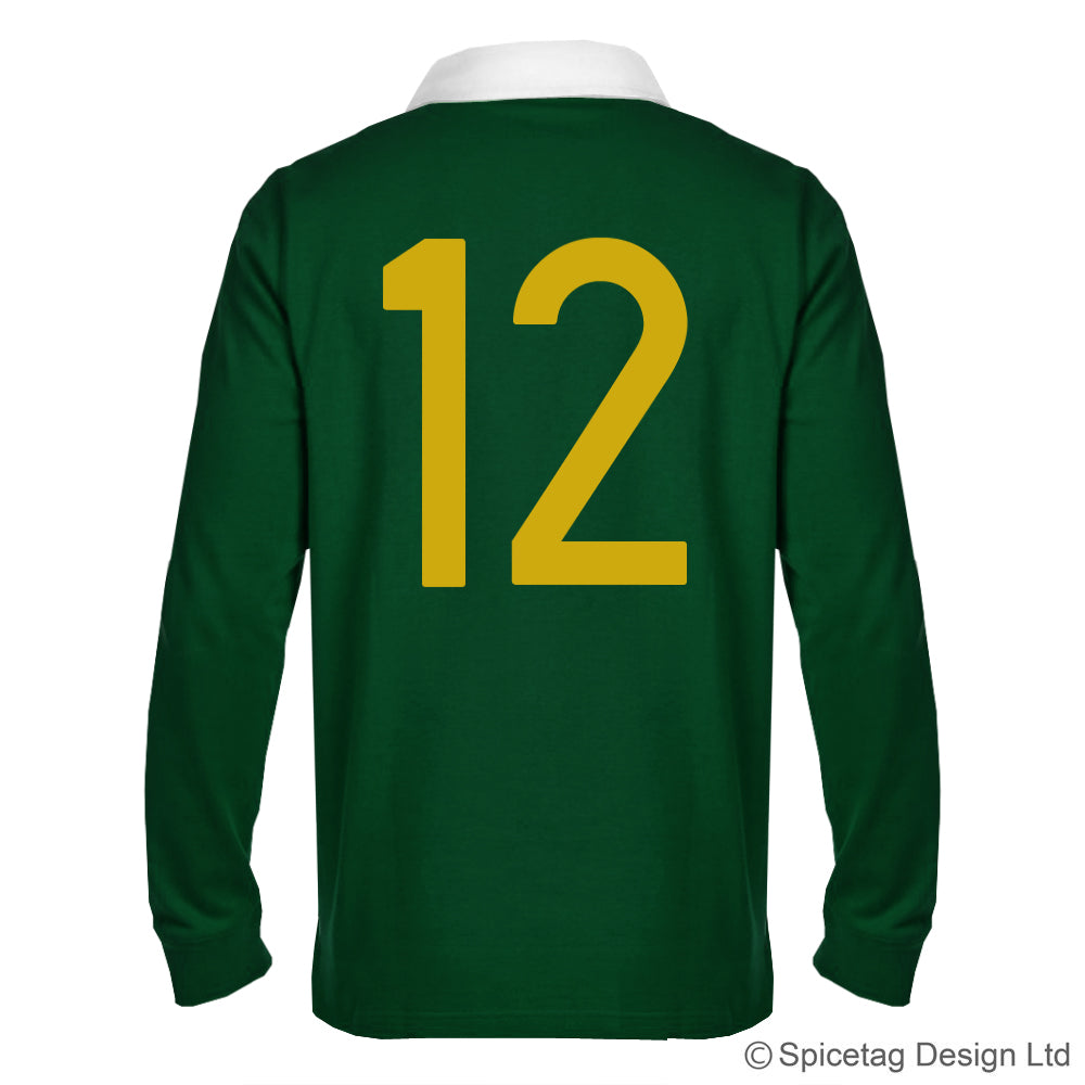 Retro South Africa Crest Numbers Jersey