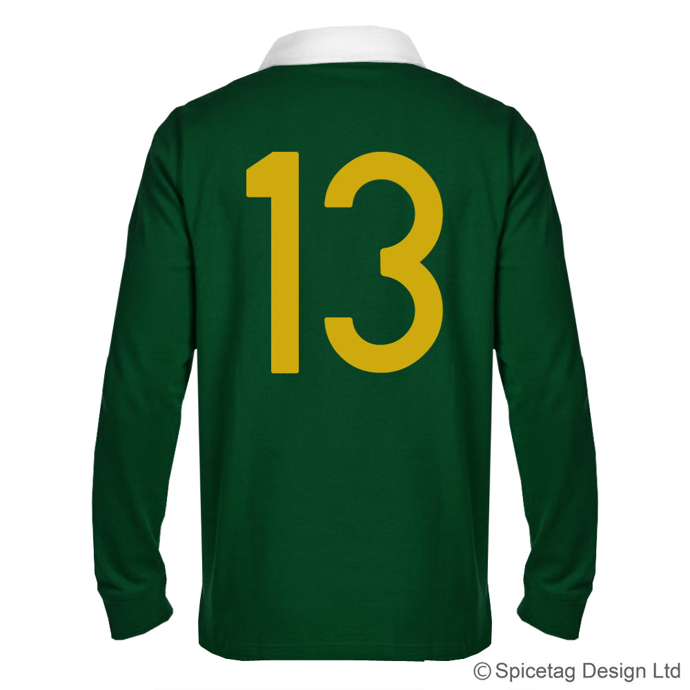 Retro South Africa Crest Numbers Jersey