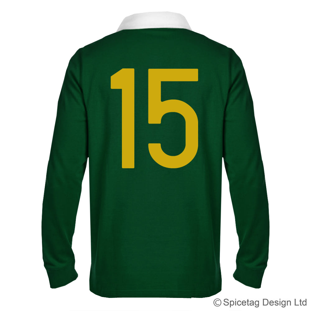 Retro South Africa Crest Numbers Jersey