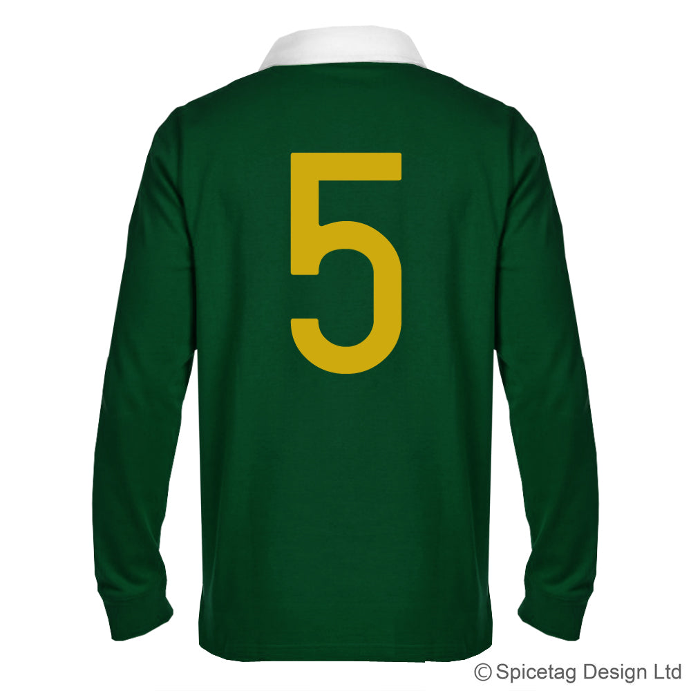 Retro South Africa Crest Numbers Jersey