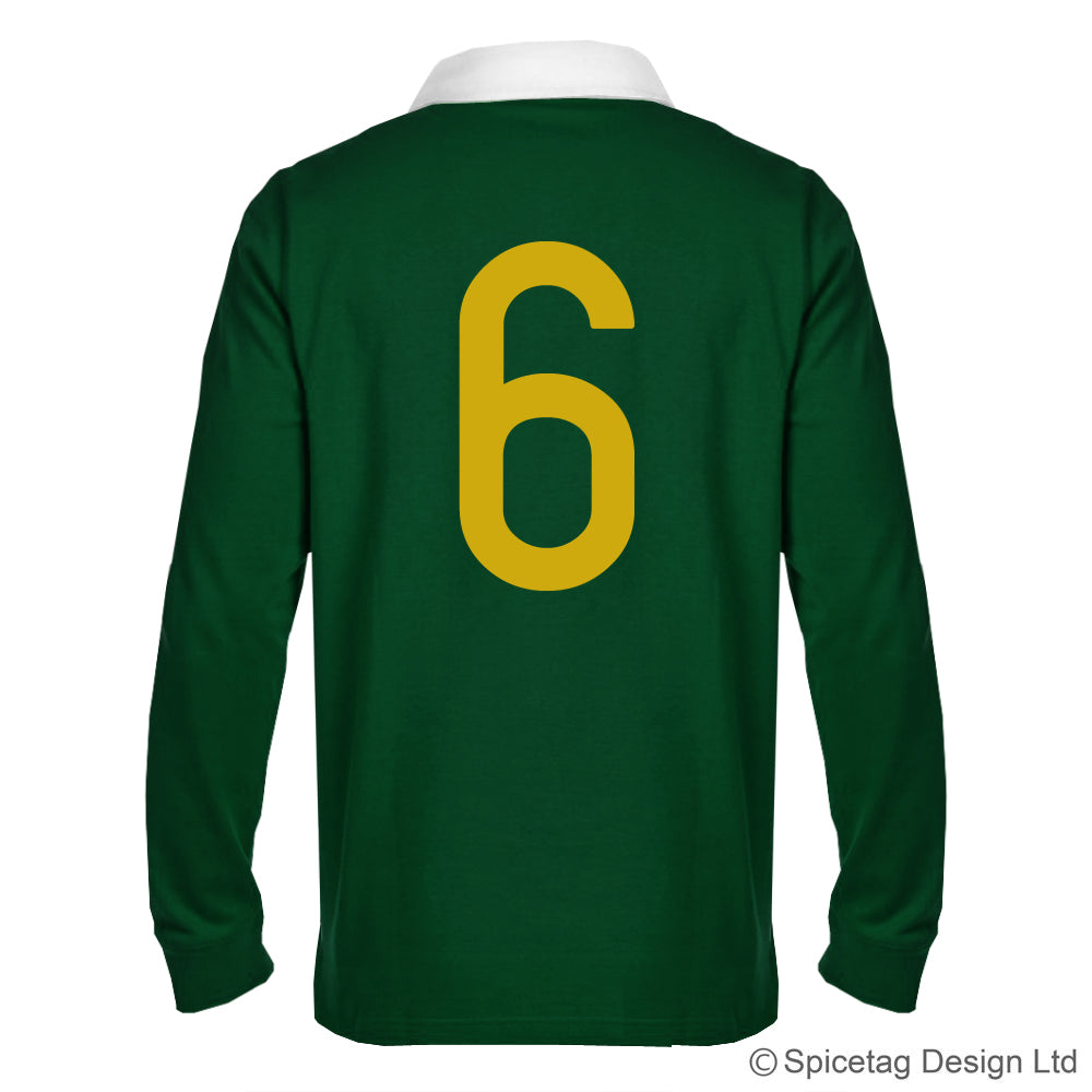Retro South Africa Crest Numbers Jersey