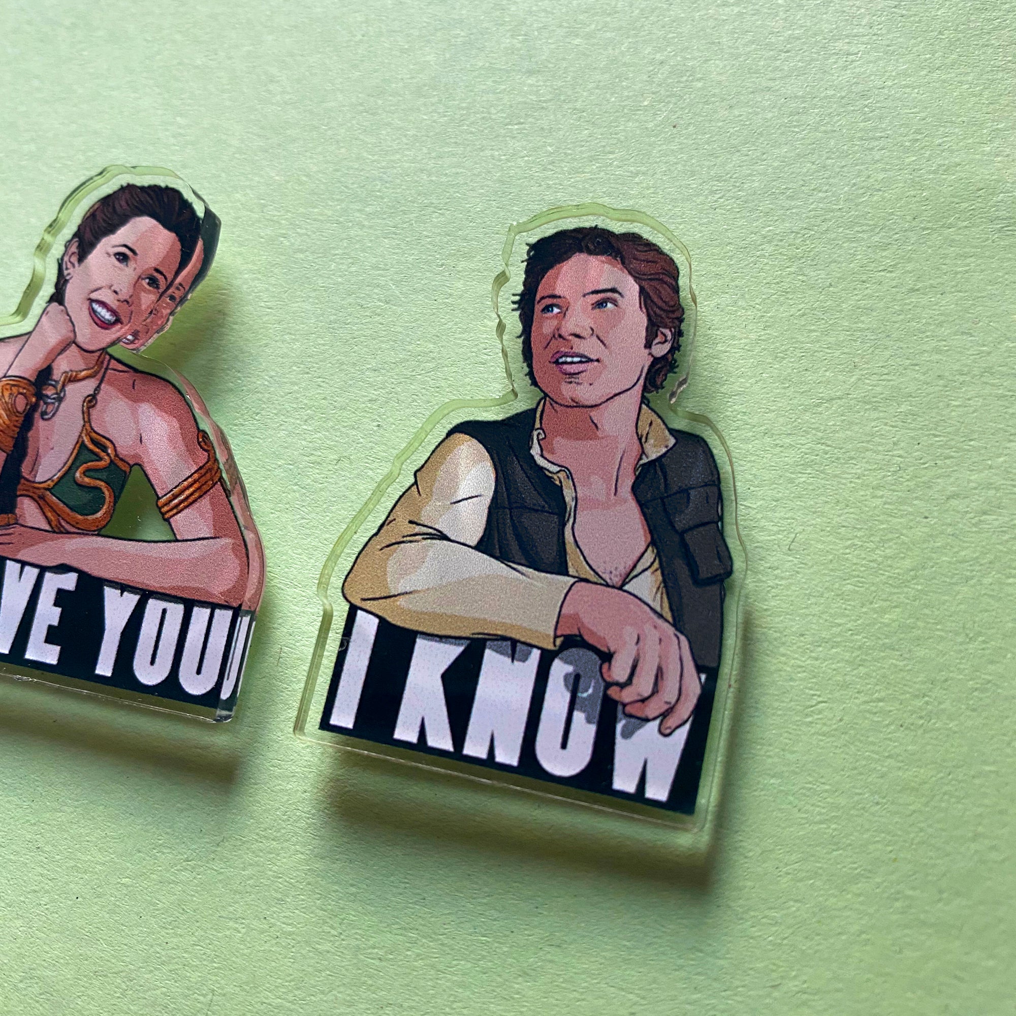 I Love You Pin Badge Set