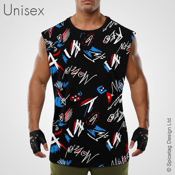Tech Noir Punk Tank Top – Spicetag