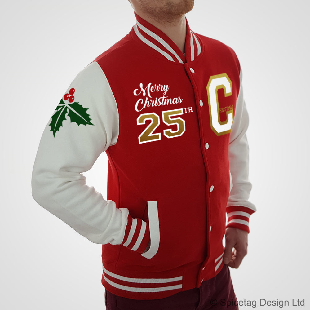 The ULTIMATE Christmas Varsity Jacket