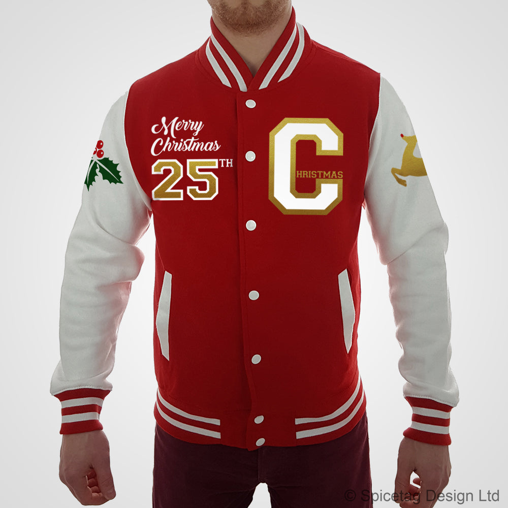 The ULTIMATE Christmas Varsity Jacket