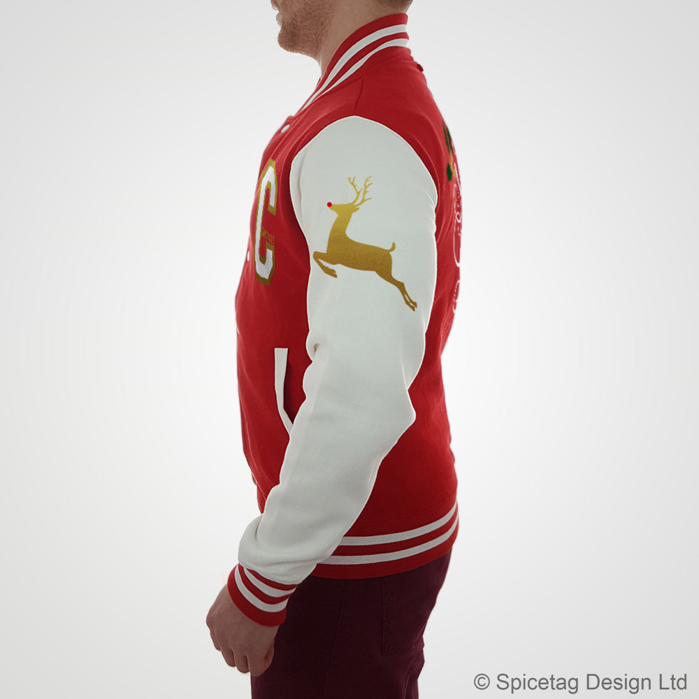 The ULTIMATE Christmas Varsity Jacket