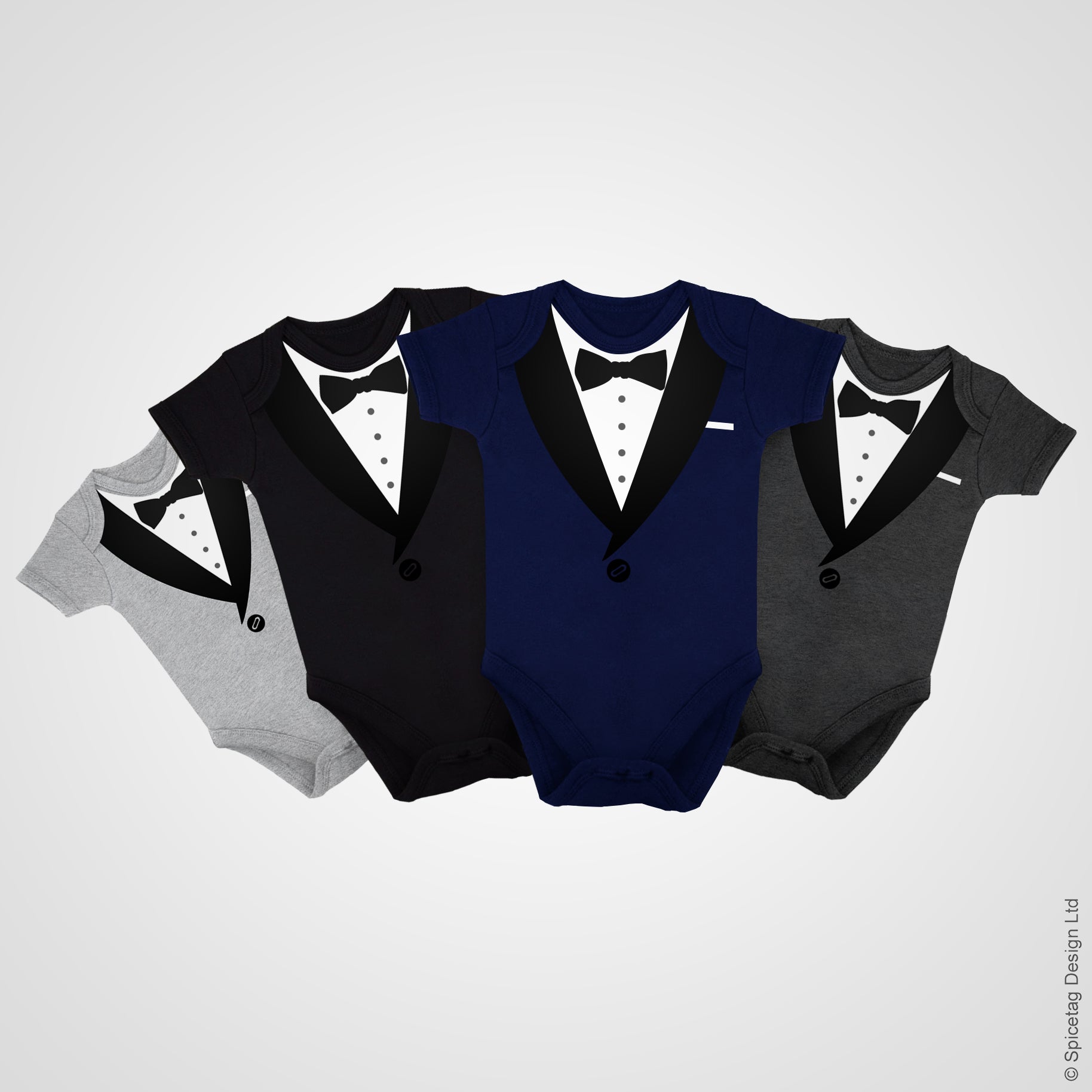 Tuxedo Baby Grow