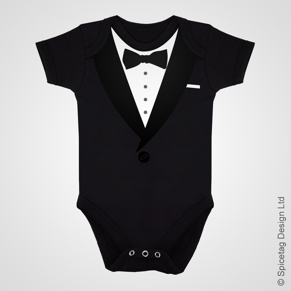 Tuxedo Baby Grow
