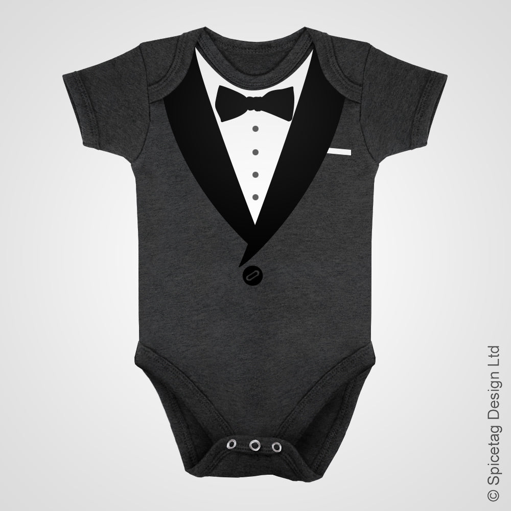 Tuxedo Baby Grow