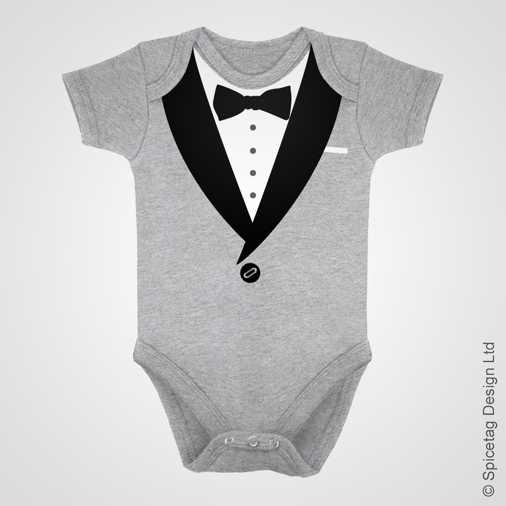 Tuxedo Baby Grow