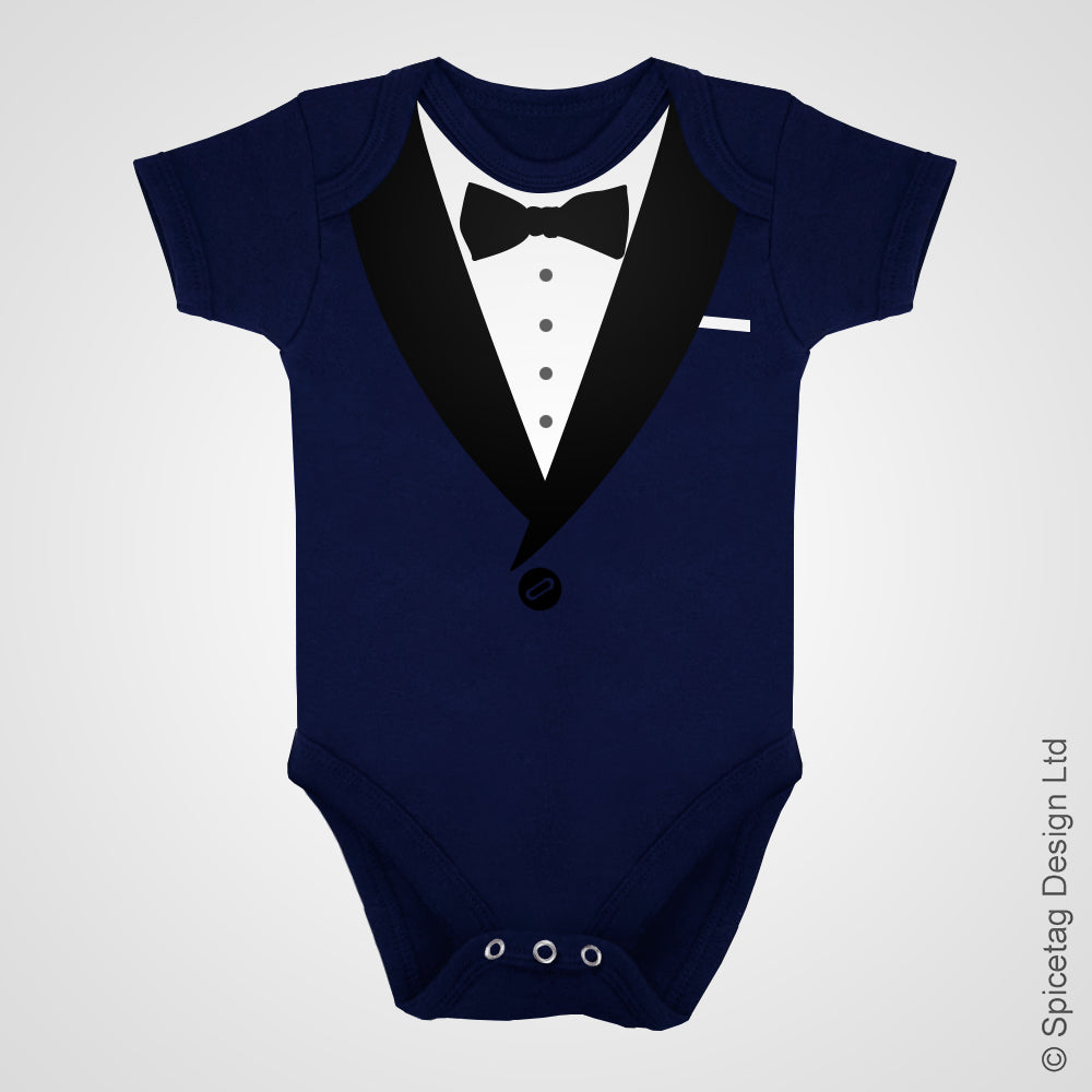 Tuxedo Baby Grow