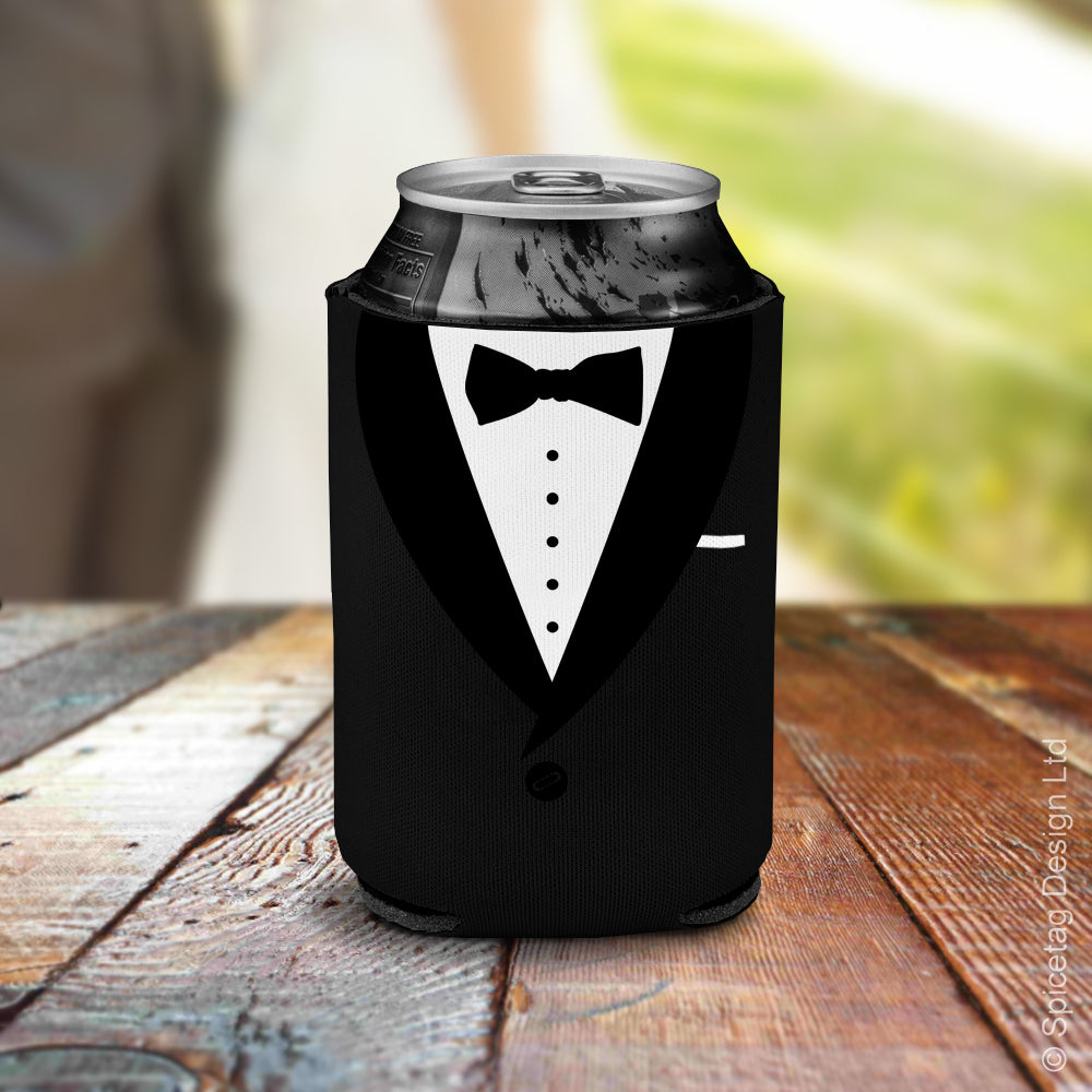 Tuxedo Beer Koozie