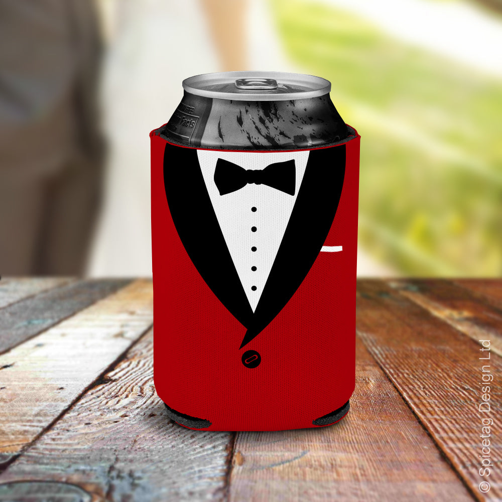 Tuxedo Beer Koozie