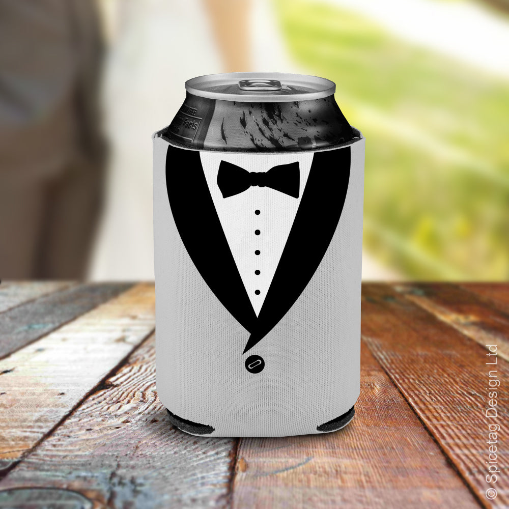 Tuxedo Beer Koozie