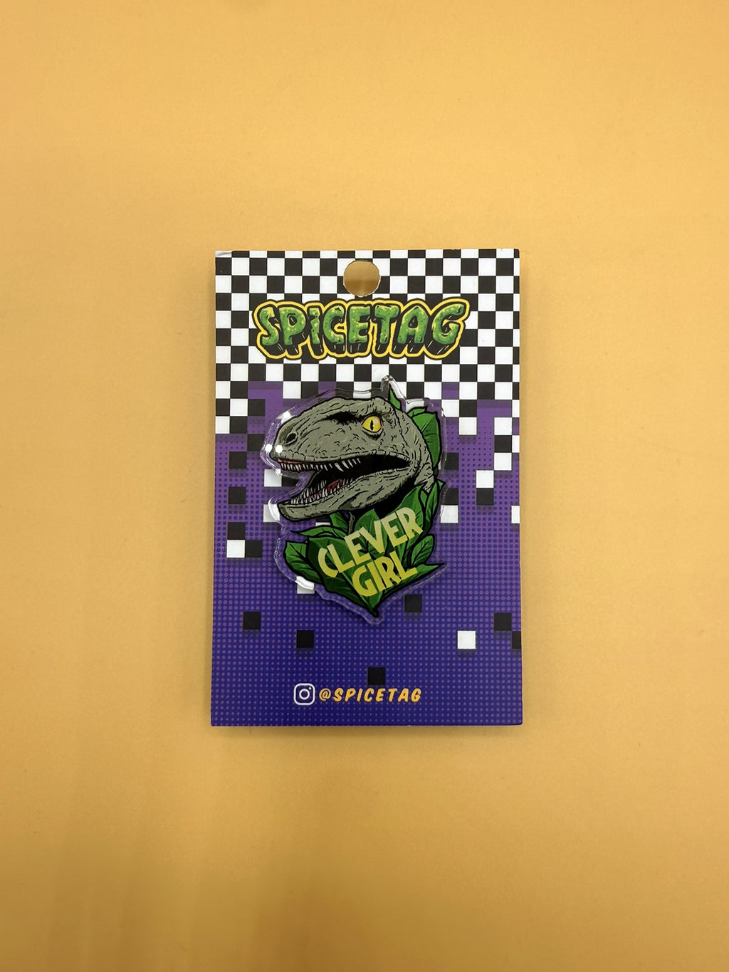 Clever Girl Pin Badge