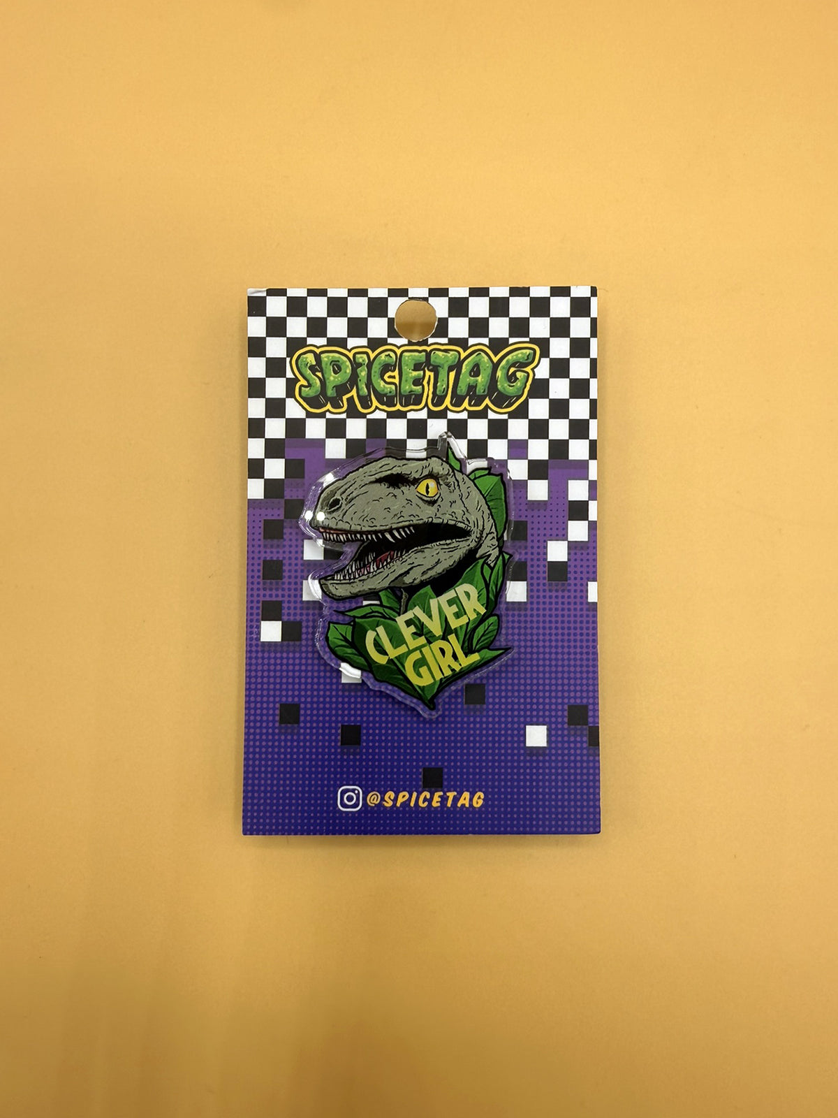 Clever Girl Pin Badge
