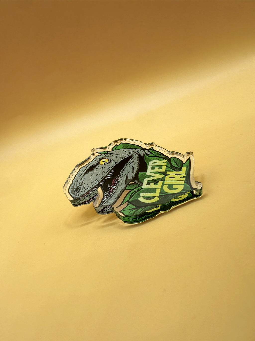 Clever Girl Pin Badge