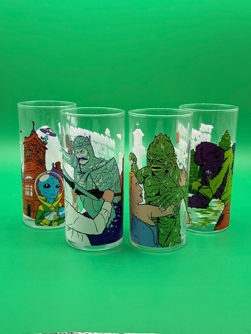 Cardiff Monster Glasses
