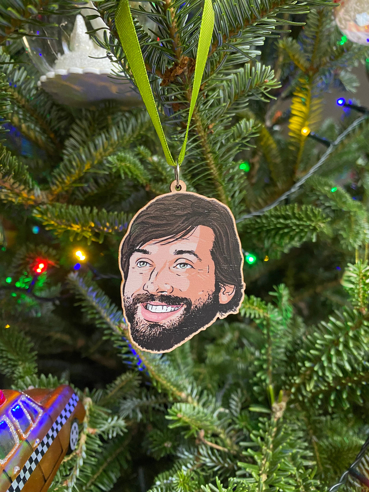 Die Hard Wooden Christmas ornaments