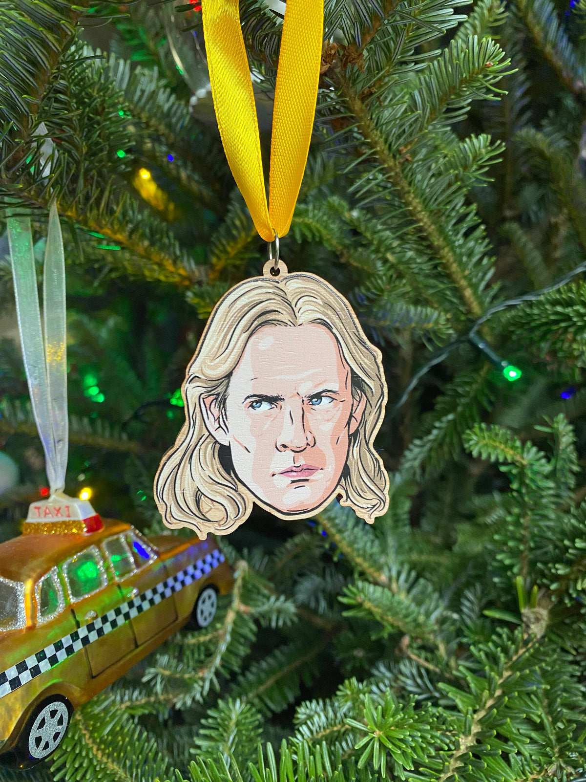 Die Hard Wooden Christmas ornaments