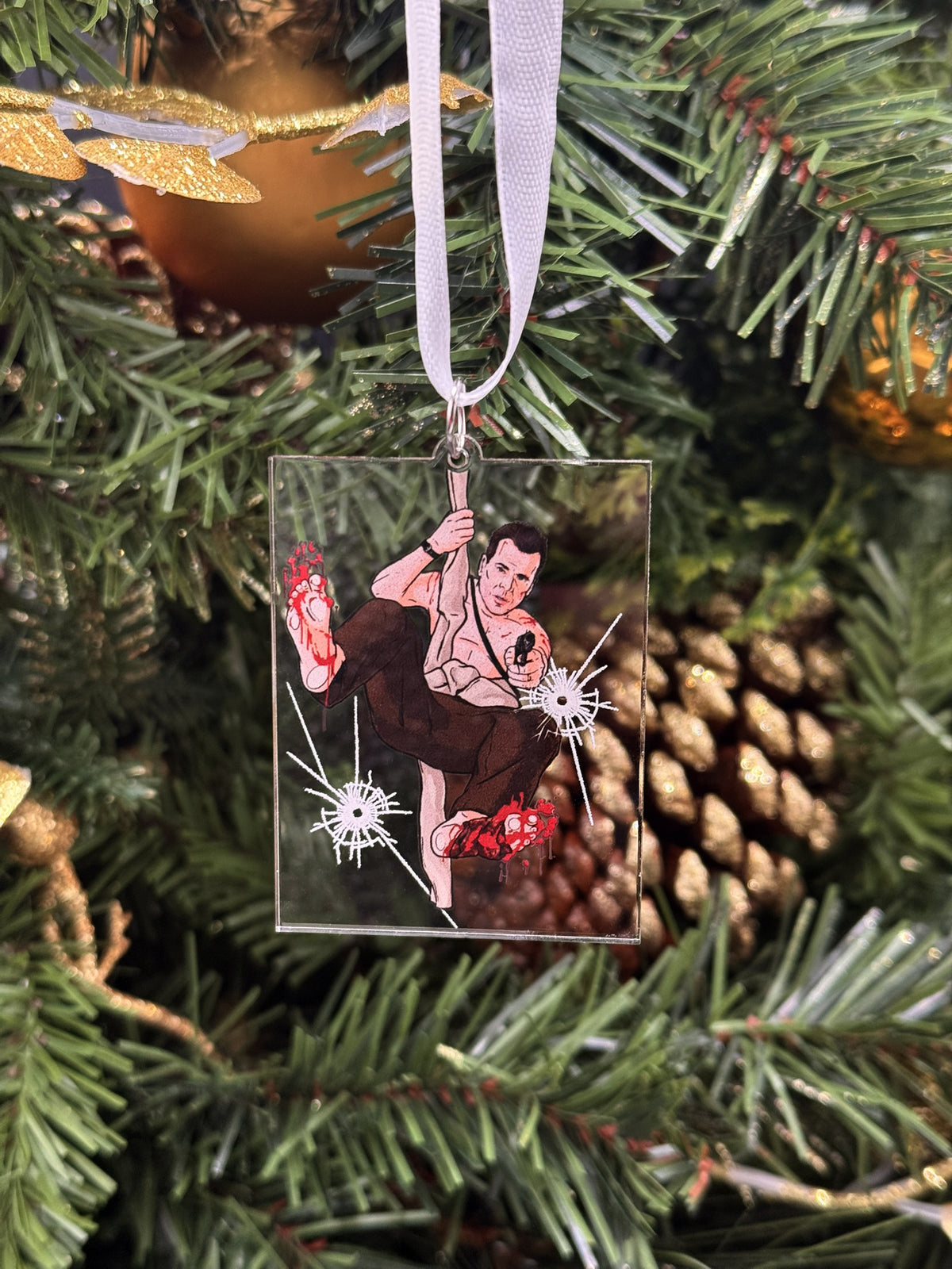 McClane Window Christmas ornament