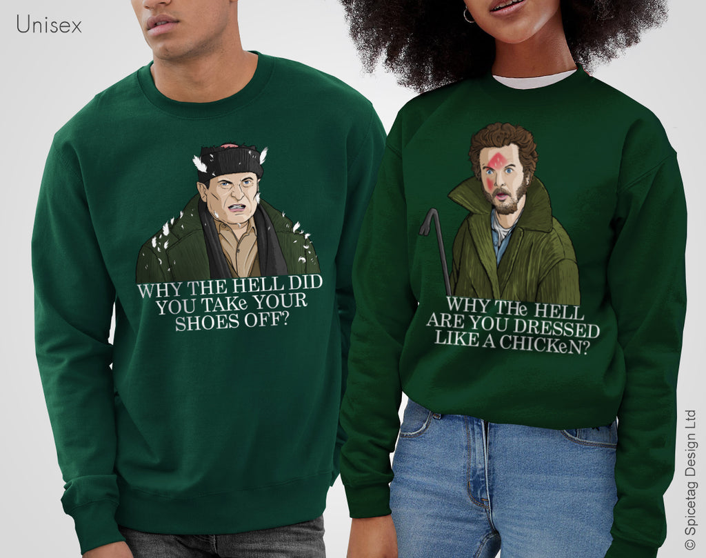 Harry & Marv Christmas Sweatshirt Set