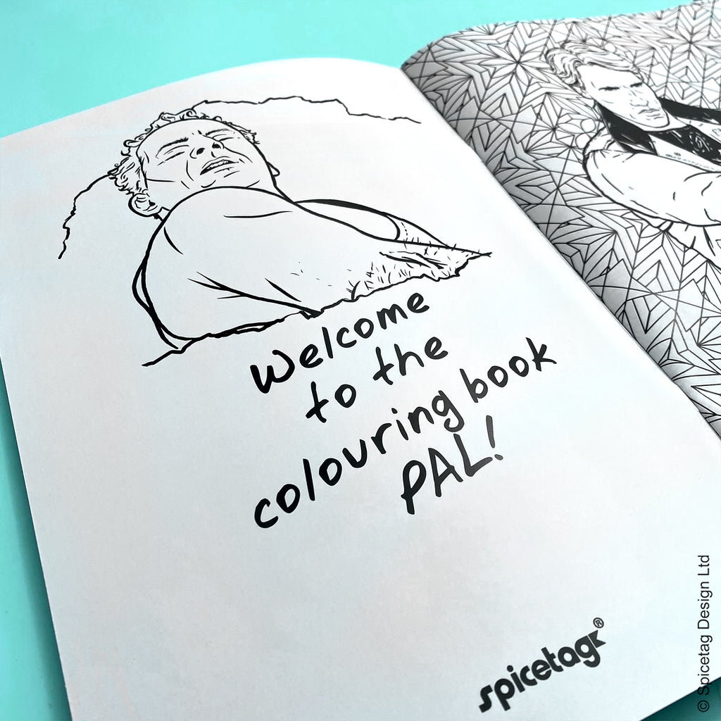 80's Action Movie Colour Book