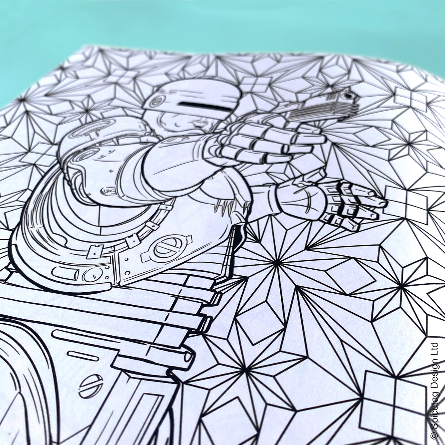 80's Action Movie Colour Book