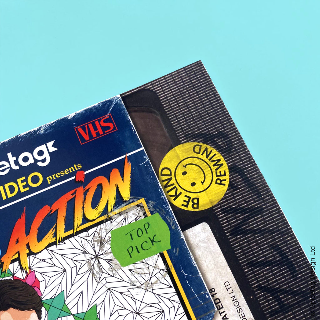 80's Action Movie Colour Book