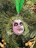 Beetlejuice Christmas ornament