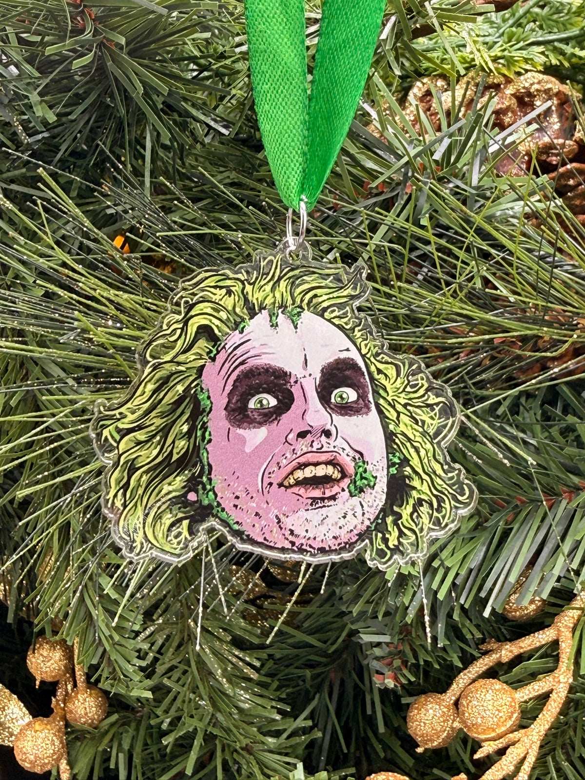 Beetlejuice Christmas ornament