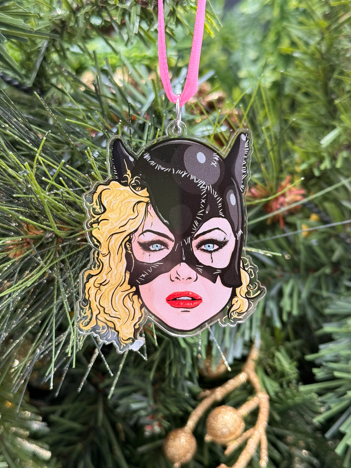 Catwoman Christmas ornament