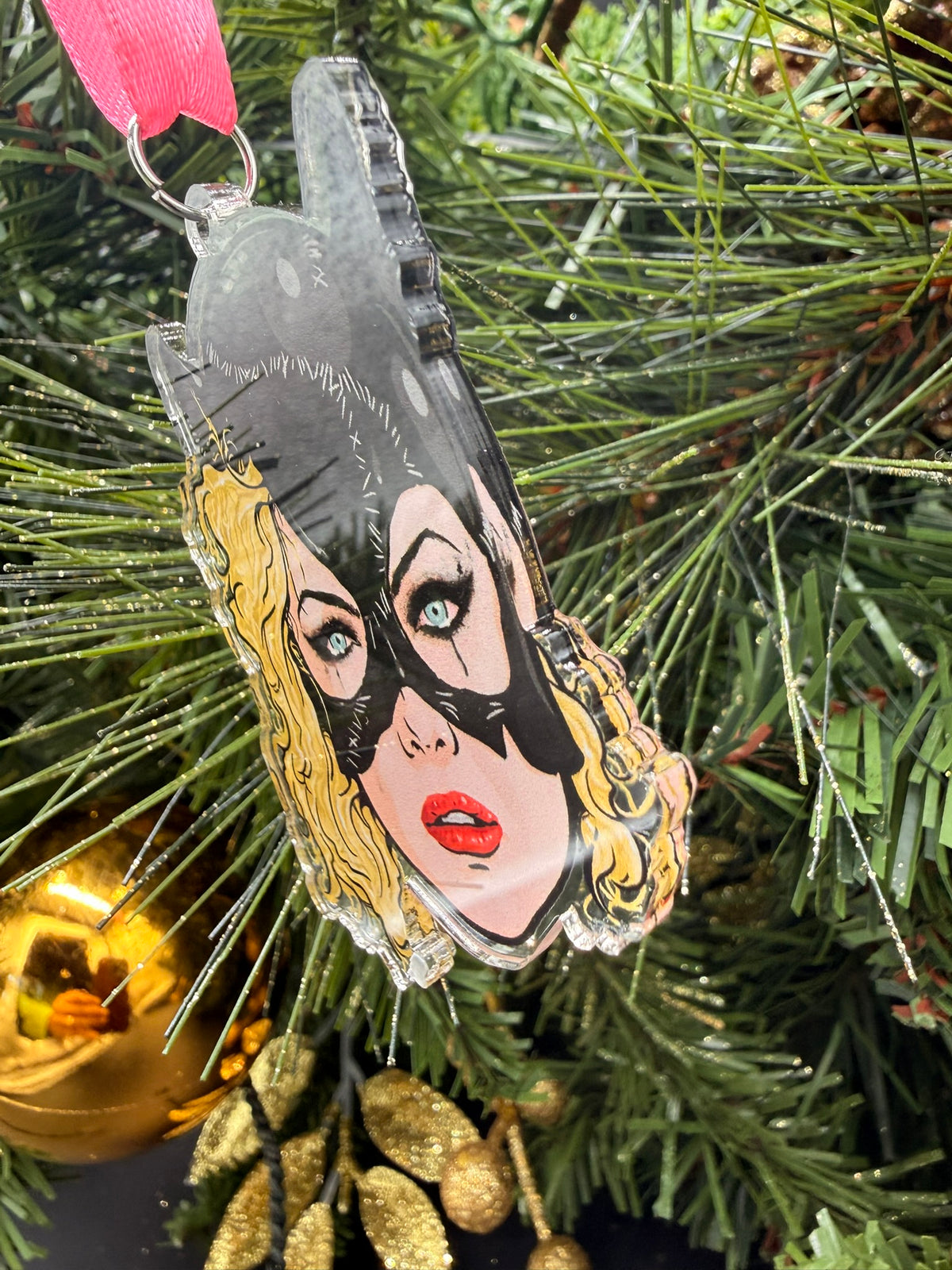 Catwoman Christmas ornament