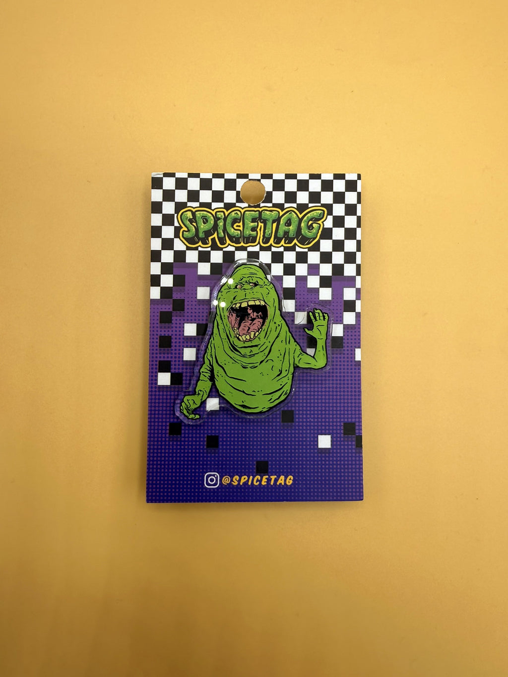 Slimer Pin Badge