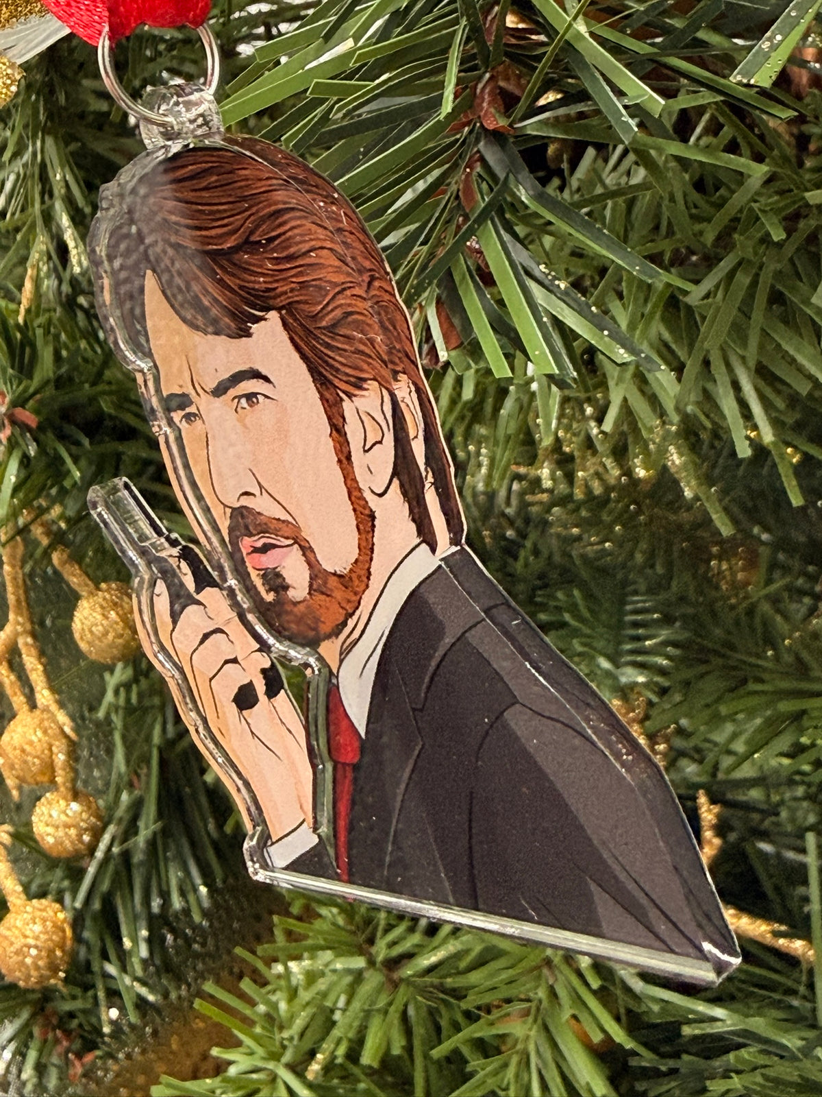 Hans Gruber Christmas ornament