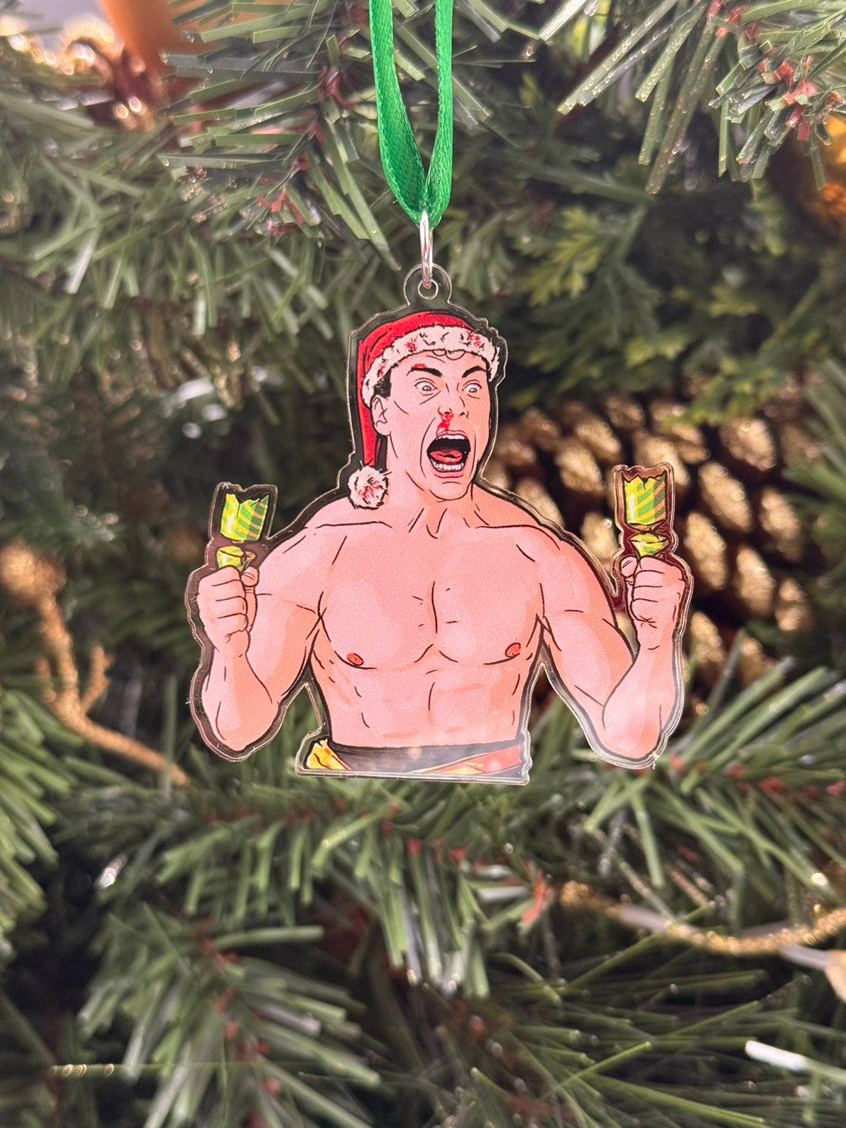 Van Damme Christmas ornament